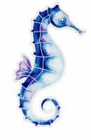 5" Blue Seahorse Screen Saver