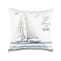 18" Square Let Your Dreams Set Sail Pillow