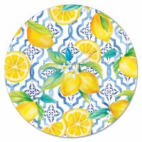 13" Round Lovely Lemon Lazy Susan