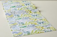 72" Blue, Yellow and Gray Meadow Table Runner