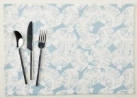 13" x 19" Blue Mist Beachcomber Fabric Placemat