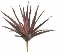 11" Faux Two Tone Purple Aloe Pick