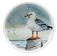 8.75" Seagull Ceramic Salad Plate