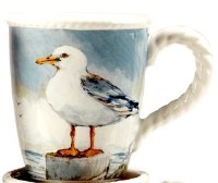 18 oz Seagull Ceramic Mug