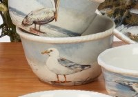 5.5" Round Seagull Ceramic Ice Cream Bowl