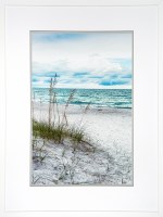 51' x 39" Beach Secrets Framed Print Under Glass