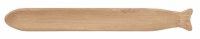 3" x 29" Natural Wood Fish Tray by Mud Pie