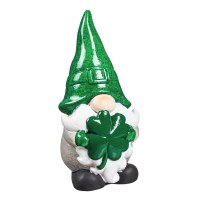 6" St. Patrick's Day Gnome With Green Hat and Shamrock