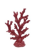 10" Faux Pearl Finish Coral Polyresin Coral Branch