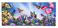 10" x 22" Butterfly Garden Sassafras Switch Mat Doormat