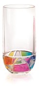 18 oz Mosaic Rainbow Acrylic Tumbler