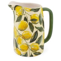 44 OZ Painterly Lemons Ceramic Pitcher