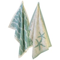 Set of 2 Laguna Shell Kitchen Towel