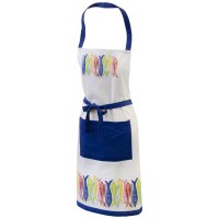 34" Multi Color Fish Apron