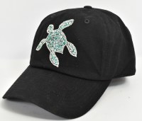 Black Turtle Bling Hat