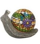 5" Snail with Mosaic Back