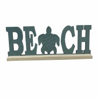 20" Green "Beach" Turtle Sign