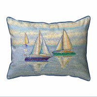 16" x 20" Sailing By Indoor and Outdoor Pillow