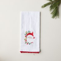 26" x 18" Santa Face Kitchen Towel
