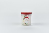 3" Santa Face Candle Jar