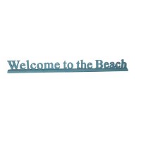 34" "Welcome to the Beach" Word Sculpture