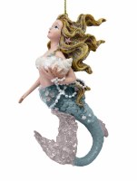 Blue and Purple Mermaid Ornament