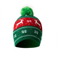 LED Reindeer Knit Hat