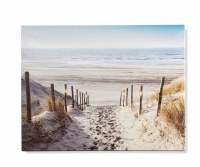 12" x 16" LED Beach Path Canvas