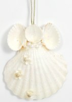 Small Wing Angel Shell Ornament