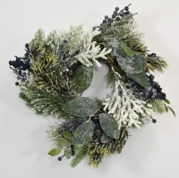 18" Round Faux Pine Wreath