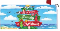 Beachy Christmas Mailbox Cover