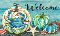 18" x 30" Crabby Pumpkin Doormat