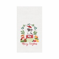 27" x 18" "Merry Woofmas" Kitchen Towel