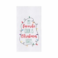 27" x 18" Christmas Lights Kitchen Towel