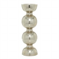 18' Silver Metal Candleholder