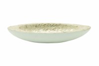 21" White Shell Mosaic Tray