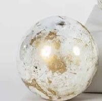 5" Golden Haze Glass Orb