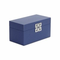 5" x 10" Navy Box With a Silver Latch