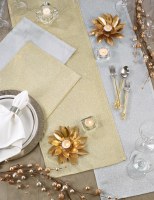 72" Champagne Shimmer Table Runner