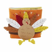 Turkey Headband Book by Mud Pie Fall and Thanksgiving Decoration