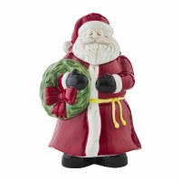 10" Red Santa Cookie Jar by Mud Pie