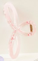 Pink Knot Shape Hair Clip