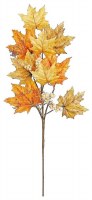 30" Faux Rust and Gold Maple Leaf Spray  Fall and Thanksgiving Decoration