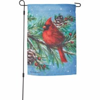 18" x 12" Mini Cardinal Garden Flag