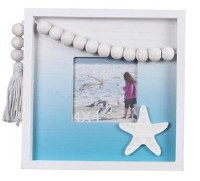 4" x 4" Starfish Beads Picture Frame