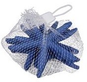 Bag of Four 3.5" Blue Resin Starfish