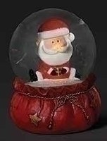3" LED Santa Globe