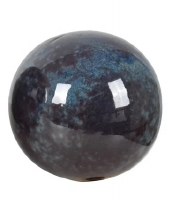 4" Dark Blue Tones Ceramic Orb