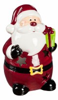 5" LED Ceramic Santa Statue