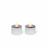 Set of Two Solar Tea Lights